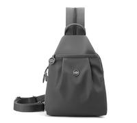 Sac fourre-tout imperméable à 2 voies convertible, sac de voyage en Oxford anti-vol de grande capacité, deux sacs à bandoulière/bandoulière, gris, L