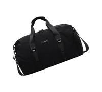 Sac fourre-tout imperméable multifonction avec poignées renforcées, sac à bandoulière pour le sport, les voyages, un usage quotidien, un court voyage pour femme, Noir , Taille unique