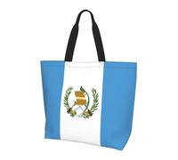 Sac fourre-tout imprimé drapeau de l'Islande, sac à bandoulière, adapté pour les voyages, la plage et le shopping quotidien., Drapeau du Guatemala, One Size