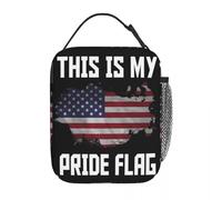Sac fourre-Tout Isotherme à Lunch c’est ma fierté Drapeau USA Amérique 4 de Juillet déjeuner conteneur Unique Design Thermal Cooler Lunch Box