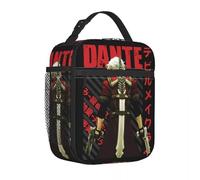 Sac fourre-Tout Isotherme pour Le déjeuner Jeu DMC Devil May Cry Dante Sparda Merch Stockage Boîte de Nourriture Nouvelle glacière Boîte à Lunch Thermique pour l’école