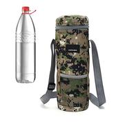 Sac fourre-tout isotherme pour vin, liqueur portable, boisson pliable, camping épais, parfait pour les fêtes, la plage, les voyages, capacité de 2 bouteilles, noir, 1 pièce, polyvalent, camouflage