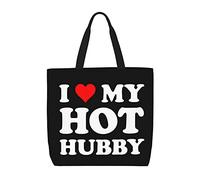 Sac Fourre-Tout J'Aime Mon Mari Sexy Sac Fourre-Tout En Toile Pliable De Grande Capacité Sacs En Toile, Pour Tous Les Jours, Voyage, Burea, Shopping