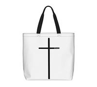 Sac Fourre-Tout Jésus Christianisme Foi Sac Fourre Tout Femme Pliable Réutilisable Sacs À Main, Pour Tous Les Jours, Shopping, Filles, Voyage
