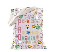 Sac fourre-tout LGBTQ pour femme, motif fierté, égalité, féministe, LGBTQ pour femme, justice sociale, cadeau Gay Pride, Pro Women, medium