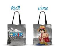 Sac fourre-tout Loungefly Premium Luffy One Piece - Gris - Polyester - Peut contenir un format A4