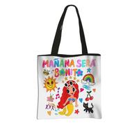 Sac Fourre-Tout Manana Sera Bonito Pour Femme,Karol G Merch Music Tomorrow Will Be Nice Initiated,Sac À Main Pour Femme,Sac À Soupe,Sac À Provisions,Cadeau