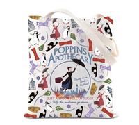 Sac fourre-tout Mary Inspire avec parapluie Poppins Sac à bandoulière Broadway Cadeau musical pour fan de Mary Movie Sac à main, Popp UK, INCHES