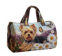 Sac fourre-tout matelassé pour femme - Housse pour ordinateur portable de grande capacité, motif animal, sac fourre-tout matelassé pour voyage, travail, école, accessoire de bureau, sac d'hôpital, sac