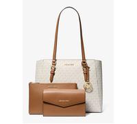 Sac fourre-tout - MICHAEL KORS - Charlotte 3 en 1 - Cuir - Brun crème - Femme