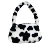 Sac fourre-tout moelleux pour femme, sac fourre-tout en peluche douce avec fermeture éclair, jolie épaule tendance esthétique pour filles et femmes - Fourrure