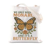 Sac fourre-tout Monarch Butterfly Inspire - Sac à bandoulière - Cadeau de protestation politique - Cadeau d'égalité et de justice, M-Butterfly Uk2, INCHES