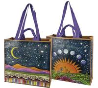 Sac fourre-tout Motif lune et étoiles Never Stop Looking Up & It's Just A Phase Market
