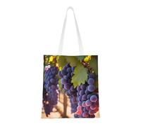 Sac fourre-tout motif raisins du désert. Toile légère, double poignée, sac fourre-tout élégant pour femme, parfait pour le shopping, le travail et le transport quotidien.