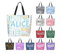 Sac fourre-tout personnalisé avec nom, sac à main imperméable pour femme, cadeau personnalisé pour la fête des mères, anniversaire, Noël, mariage, pour femme, maman, demoiselle d'honneur