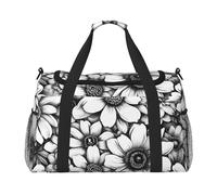 Sac fourre-tout pliable avec fermeture éclair imperméable pour escapades de w nd Motif tortues de mer