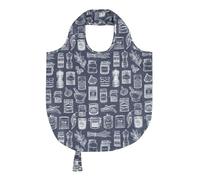 Sac fourre-tout pliable gris avec herbes et épices Ulster Weavers