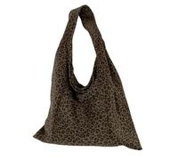 Sac fourre-tout polyvalent imprimé animal, grande capacité, sac à main décontracté pour le shopping, les voyages et un usage quotidien en nylon, Vert, One Size