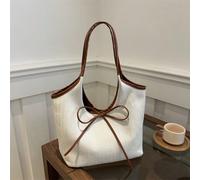 Sac fourre-tout portable pour femmes avec charme en forme de nœud, parfait pour le collège, les affaires, le travail, les trajets, le lycée. Idéal pour le bureau, l'école élémentaire, le collège, le l