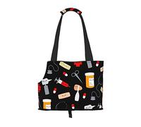 Sac fourre-tout portable pour petit chien/chat avec sangle de sécurité réglable, pour métro/magasinage/randonnée/voyage