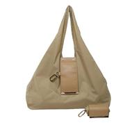 Sac fourre-tout porte-clés, mini sacs en cuir extensible avec porte-clés, sac fourre-tout pliable, se transforme en sac fourre-tout spacieux, sac à main portable pour les courses quotidiennes, 1 kaki