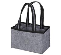 Sac Fourre-Tout Pour 6 Bouteilles De Vin - Sac De Voyage En Feutre Durable | Ssac À Vin Réutilisable Avec Séparateur Amovible | Saic De Transport Idéal Pour Camping, Pique-Nique, Fêtes Et Cadeaux D’Hô