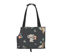 Sac fourre-Tout pour Animaux de Compagnie, Sac à Main Portable de Voyage pour Chien avec Boucle de sécurité en métal pour la randonnée en métro, Koala Animal Mignon en 3D