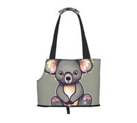 Sac fourre-Tout pour Animaux de Compagnie, Sac à Main Portable de Voyage pour Chien avec Boucle de sécurité en métal pour la randonnée en métro, La Belle Impression de Koala