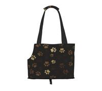 Sac fourre-Tout pour Animaux de Compagnie, Sac à Main Portable de Voyage pour Chien avec Boucle de sécurité en métal pour la randonnée en métro, Boue Empreinte de Patte