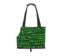 Sac fourre-Tout pour Animaux de Compagnie, Sac à Main Portable de Voyage pour Chien avec Boucle de sécurité en métal pour la randonnée en métro, Formules d'équations mathématiques