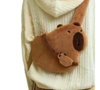 Sac fourre-Tout pour Animaux en Peluche - Sac à bandoulière ludique en Peluche, Sac à Dos drôle pour la journée des Seins, Sac de Voyage avec Sangle réglable, Sac fourre-Tout sur Le thème des