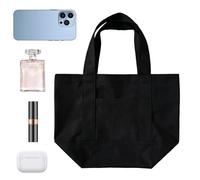 Sac fourre-tout pour bonbons d'Halloween - Sac fourre-tout de plage d'Halloween | Sac de transport léger et réutilisable pour les fêtes, les bonbons, les jouets d'épicerie, Noir , Refer to description