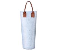 Sac fourre-tout pour bouteille de vin - Porte-bouteille en feutre | Sac de voyage portable avec fermeture pour un transport sûr | Organisateur de cadeau réutilisable pour les fêtes, les pique-niques
