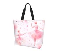 Sac fourre-tout pour danseuse de ballet - Sac à main pour femme - Résistant à l'eau - Grand sac à main avec poche intérieure pour le travail, les voyages, l'école
