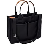 Sac fourre-tout pour femme avec compartiments, grand sac fourre-tout en toile pour femme, sac à bandoulière, sac de travail, sac à main, sac à main pour ordinateur portable