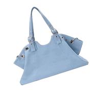 Sac fourre-tout pour femme avec poignée sur le dessus, sac à main à bandoulière, sac à main, sacs de courses, sacs de loisirs, sacs de week-end pliables, Bleu, As the pic show