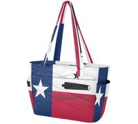 Sac fourre-tout pour femme de 15,6", sac à main léger et bouffant pour ordinateur portable de 15,6", sac à main pour femme, motif drapeau du Texas Come and Take It