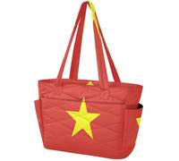 Sac fourre-tout pour femme de 15,6", sac à main léger et bouffant pour ordinateur portable de 15,6", sac à main pour femme, drapeau du Vietnam
