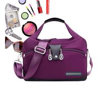 Sac Fourre-tout pour Femme - Pochette de Poitrine avec Compartiments - Sac Bandoulière de Poitrine Antivol avec Compartiments - Idéal pour Voyage Sport École Anniversaire Cadeau