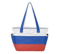 Sac fourre-tout pour femme, sac de plage pour voyage quotidien avec housse pour ordinateur portable de 14 pouces, drapeau de la Russie