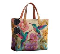 Sac fourre-tout pour femmes | Sac à main bandoulière léger pour ordinateur portable | Sacs matelassés pour femmes | Pour école, vacances, shopping, plage, extérieur, gym, trajet, rendez-vous, pique-ni