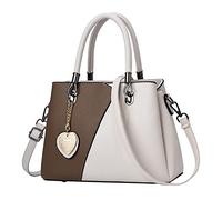 Sac fourre-tout pour homme - Version coréenne de couleur unie - Multifonction - Grande capacité - Bandoulière unique, marron, Taille unique