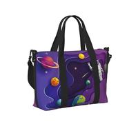 Sac fourre-tout pour ordinateur portable pour femme - Astronaute en mission dans l'espace - Sac de sport pour homme et femme - Sac de voyage à bandoulière pour femme
