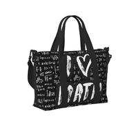 Sac fourre-tout pour ordinateur portable pour femme - Sac de sport « I Love Math » pour homme et femme, article personnel, sac de voyage, sac de week-end pour femme