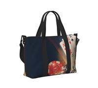 Sac fourre-tout pour ordinateur portable pour femme, travail, jetons de poker de casino, sac de gym pour homme et femme, sac de voyage à bandoulière, sac de voyage pour femme