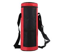 Sac Fourre-Tout pour Refroidisseur de Bouteille d' Pochette Universelle pour Bouteille d' Sac Isotherme Isolé Haute Capacité Camping en Plein RandonnéE, Rouge