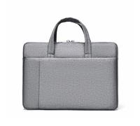 Sac fourre-tout pratique pour ordinateur portable pour les particuliers, bagage à main, intérieur organisé, adapté pour le travail et l'étude, protège-cahiers, gris, One Size