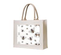 Sac fourre-tout réutilisable en toile avec imprimé chien | Créez votre propre sac, capacité spacieuse pouvant contenir des cadeaux essentiels au quotidien, des cadeaux significatifs