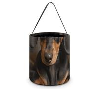 Sac fourre-tout réutilisable pour Halloween, motif flèche, amour, cheval d'amour, sac à goûter portable pour cadeaux, shopping, Teckel mignon, Taille unique