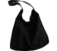 Sac fourre-tout, sac à bandoulière | Sac tendance pour un usage quotidien | Sac de courses léger, portefeuille élégant pour les courses, les week-ends et les voyages, Noir, verwijzen naar de